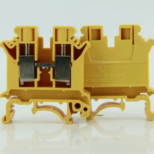 WUK 10N High Altitude Interface Terminal Blocks 800V 57A Din Rail Terminal Spring Access Made of Durable Metal PA Nylon Material