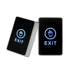 Wall Mounted Access Control System Touch Exit Switch Acrylic Panel Push Press Buttons Release Exit Button