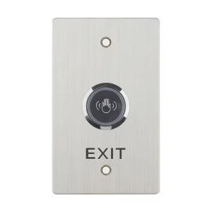 Waterproof 304 Stainless Steel Infrared Sensing Hand Free Touchless Exit Switch Button