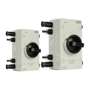 Waterproof DC Disconnector Switch 4 Pole PC Material Industrial Application for Photovoltaic Power Generation