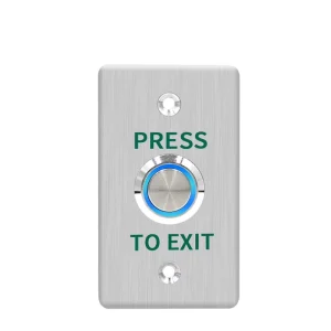 Waterproof Exit Button with LED IP67 Door Push Switch NO/COM/NC/COM Stainless Steel Door Release Waterproof Stainless Steel