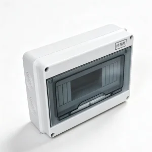 Waterproof Low Voltage 220V 63A Plastic Enclosure Household Electrical Distribution Panel HT8