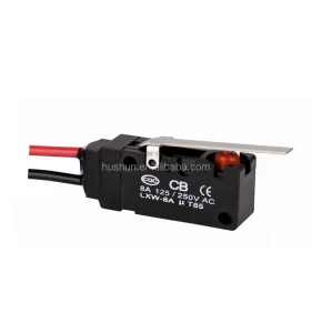 Waterproof SPDT Microswitch in Plastic China Microswitch Type Circuit Made of Plastic