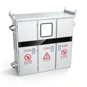 Weatherproof Freestanding Power Distribution Equipment Multi Chamber Cabinet for Outside Site Electric Power Dispatching