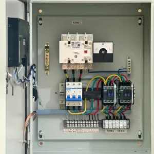 Wellhead Control Panel Automatic Transfer Switch (ATS) Cabinet 100A 3 Phase AC 380V/400V/415V Dual Motor Sump Pump Distribution