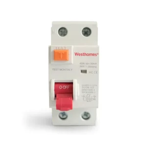 Westhomes High Quality WR2L 63 1P+N AC TYPE RCCB Residual Current Circuit Breaker 63A Earth Leakage MCB Copper 6kA Electronic