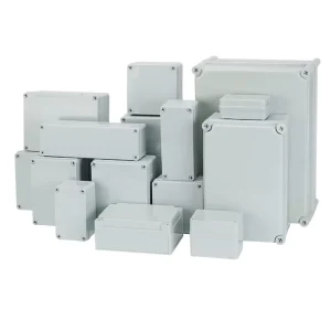 White ABS Plastic Waterproof Security Electrical Junction Box IP66 Protection Level Power Distribution Case With Seal
