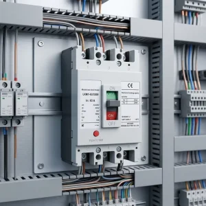 White Color 3 Phase 63A 400V 35kA MCCB Molded Case Circuit Breaker with CE ISO for Power Distribution Board