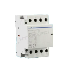 White Household Electronic Contactor Device 1 4P Low voltage AC IP65 CE Certified ABS Material