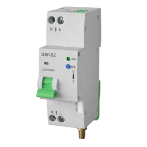 White Intelligent Circuit Breaker Low Voltage Miniature Circuit Breaker 230V PA66 Material IP65 Protection DIN Rail Mounting