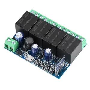 Wi Fi Four channel Relay 748 V Smart Remote Control Module with App Control and Timer Function for XiaoAI