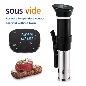 Wi Fi Sous Vide Machine 1100W Immersion Circulator for Cooker Touch Control Accurate Temperature Ultra Quiet Rapid Heating