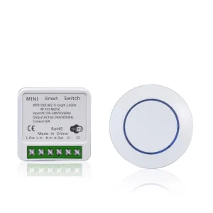 WiFi 2.4GHz/433MHz Smart Light Switch 10A 250V Wireless Remote Timer Voice Control Alexa Google Home CE Certified A14