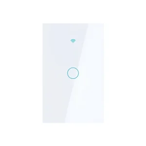 WiFi RF Smart Remote Control Touch Light Switch for Tuya 220V No Neutral 1 Gang Glass Panel 10A 240V for Australia and US