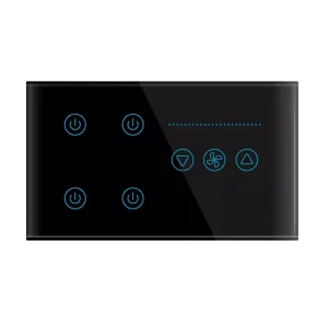 WiFi RF433 Smart Fan Light Switch Tuya Remote Various Speed Control Fan Lamp Wall Switch