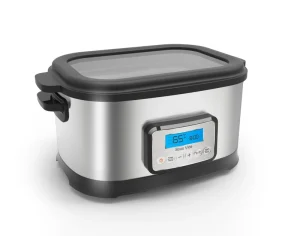 WiFi Slow Cookers and Sous Vide Stainless Steel 8.5L/9.0QT Temperature Time Setting LCD Display Digital Control Sous Vide Maker