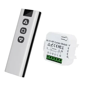 WiFi Smart Curtain Switch Roller Blinds Shutter Module 433MHz RF Remote Control Works With Alexa Google Home Assistant