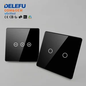 WiFi Smart Light Switch 220V Wireless Remote Control Voice & App Control Compatible with Alexa Google Home