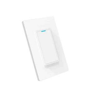 WiFi Smart Switch 1 Way 220V US Wifi Switch Wall Light Use Tuya APP Works with Alexa Google Home Voice Control OEM ODM Factory