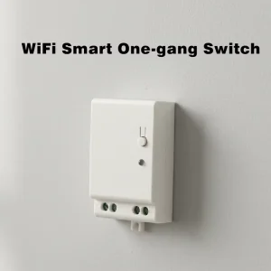 WiFi Smart Switch Single Relay Electric & Battery Powered App Control Wall Mounted Module for Home & Hotel Use