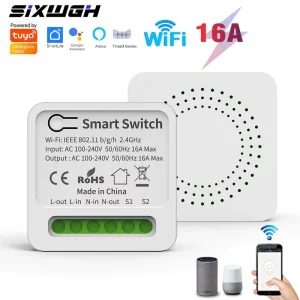 WiFi Smart Switch Slider Design Universal Light Control Alexa Google Timer Scheduling Home Automation