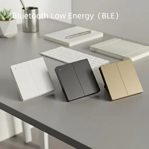WiFi Smart Wall Switch with App Control Electric & Battery Powered PC Material for Home & Hotel Lighting Control