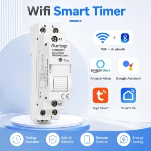 WiFi Timer Rail Mini Wireless Remote Control for Home Automation Use with Smart Relay Switch ODM OEM
