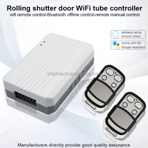 WiFi Tuya RF 433mhz AC 220V Tubular Motor Wireless Remote Control Switch Transmitter Set Work With Alexa Roller Shutter Garage