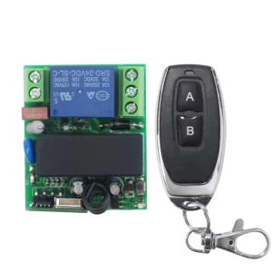Wide Voltage 220V Single Remote Control Switch Metal Wireless Remote Control