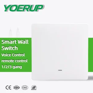 Wifi Smart Light Switch 1/2/3 Gang Tuya Smart Life APP Remote Control Alexa Google Home Alice Voice Control Smart Wall Switch