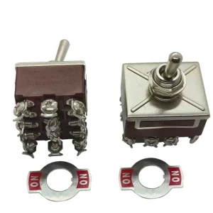 Wintai Tech 250v Toggle Switch 4pdt 12 Pin On on KN3C 402 Toggle Switch Big Toggle Switch