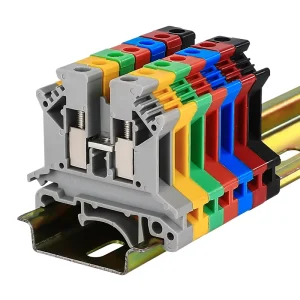 Wire Terminal Blocks UK 2.5mm Copper Terminal Block DIN Rail Mounting Terminal Blocks