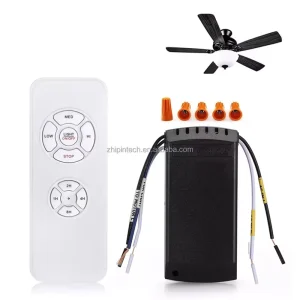 Wireless Ceiling Fan Light Remote Control Switch Speed Timing Function Easy Connect AC110V 120V 220V 230V 240V