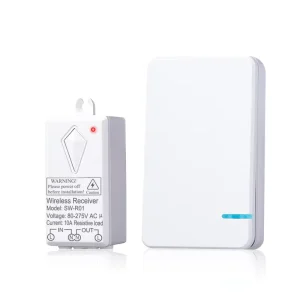 Wireless LED Ceiling Lamp Light Switch Kit 600FT Range Remote Control IP66 Level RF433 10A Max Wall Remote Control Switches