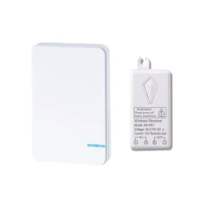 Wireless LED Ceiling Lamp Switch and Receiver Kit 600FT Range 10 Year Battery Life IP66 RF433 10A Remote Control Switches