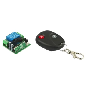 Wireless Remote Control 433MHZ DC 12V 1 Channel Relay Remote Switch DC 12V 1 Channel Switch Double Keys Remote Control