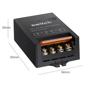 Wireless Remote Control Switch 220V 3 Way 30A 24V for Smart Home System Pumps Lights Intelligent Control