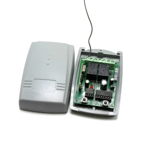 Wireless Remote Control Switch and 12V Receiver for Garage Door