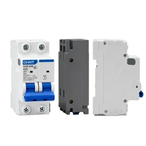 XB 63M 2P Type C Single Magnetic 6kA 230V 6A Industrial Protection Circuit Breaker Residual Current Device 4kV