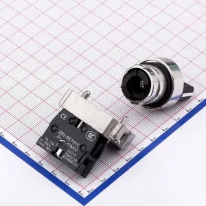 XB2-BD21C (ZB2BZ101C+ZB2BD2C) Selector Switch 22mm 2-Position 1NO with Contact Block