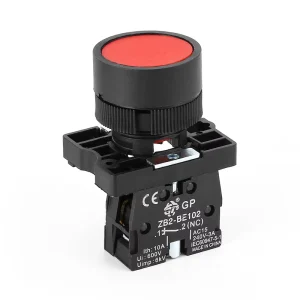 XB2 EA42 NC Push Button with ZB2 BE102 Contact Red IP65 Normally Open Self-locking Self-reset Flat Push Button Switches