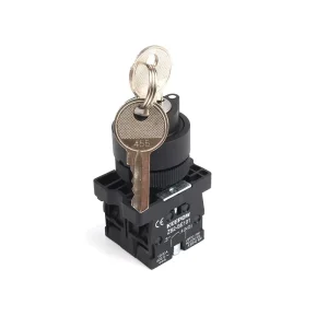 XB2 EG33 2 3 Position Selector Push Button Switch With Key Lock Switch
