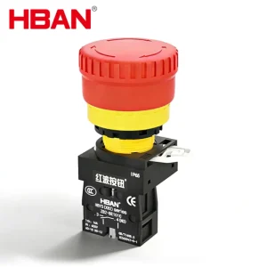XB2 Spdt Plastic Spin Release Start Elevators E-stop Switch Emergency Stop 22mm Red Emergency Stop Button