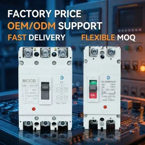 XCM1 1P 2P 3P 4P 63A 100A 125A 160A 250A 400A 630A 800A 1250A 1600A MCCB AC DC Molded Case Circuit Breaker