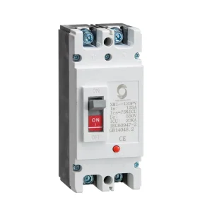 XM1-125PV 80A 100A 125A 2P DC 550V Moulded Case Circuit Breaker Solar PV MCCB