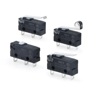 XMS SPDT Plastic Momentary Roller Lever 3 Pin Miniature Snap Action Switch IP40 5A 250VAC Silver Contact Micro Switch