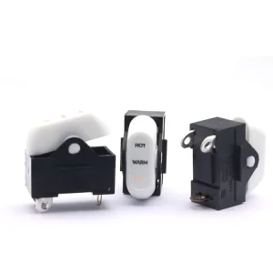 XN-10 16A 125VAC 10A 250VAC Swing Rocker Switch 3 Position for Hair Dryer Boat Toggle Power Rocker Switch