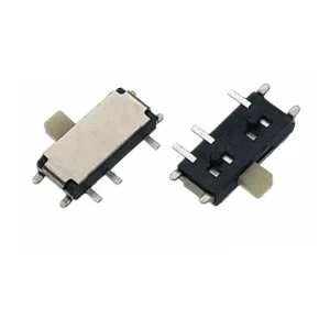 XZT SWITH Seven-Pin SMD Mini Toggle Switch White/Black 05A Horizontal Two-Position Slide Micro MSK-12C02