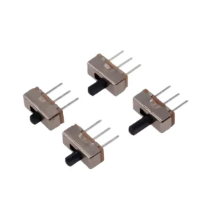 Xinxing SS12D00G2 Tactile Small Toggle Switch 3 Pin 2 Position Horizontal Side Handle Black PCB Application Weld Mount