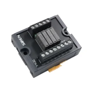 Y400 OEM Sealed Miniature Industrial Control Terminal Relay LED Operation Indicator 4-Channel 5A AC 250V DC 24V Output